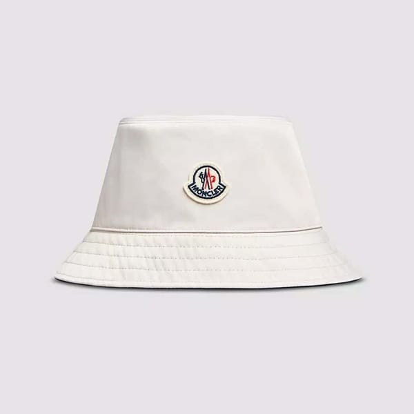 【美品】モンクレール　24SS BUCKET HAT バケハ　総柄　リバーシブル MONCLER モンクレール バケットハット メンズ リバーシブル