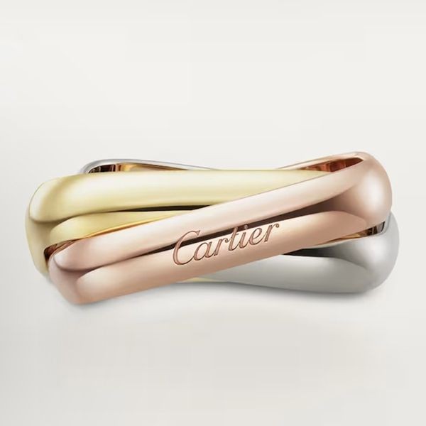 CARTIER リング 指輪 B4240600 CRB4240600 - Trinity cushion ring, classic model - White