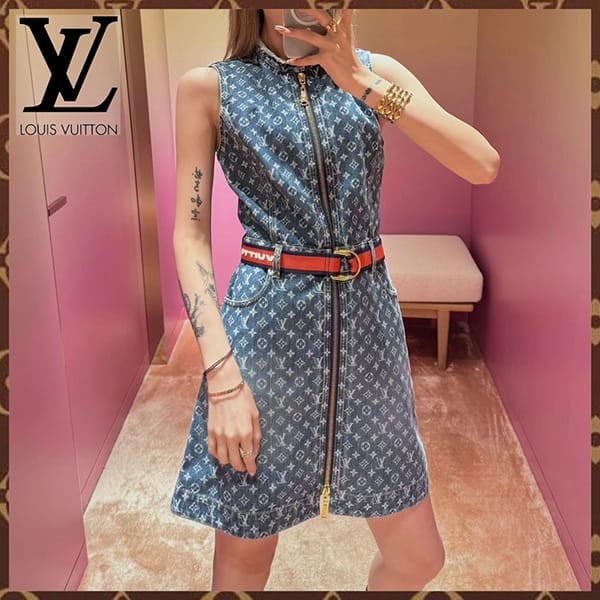 セレブ多数愛用】ルイヴィトン コピー lv x acモノグラムドレス