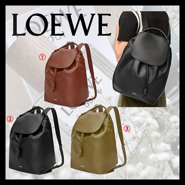 LOEWE☆パズルバッグラージ ブラウニー パズルエッジ バッグ ラージ（グレインカーフ） ブラウン - LOEWE