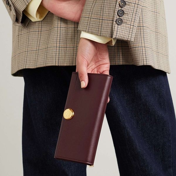 LOEWE コンティネンタル ウォレット CANBACWX01【ランク：A】 LOEWE 中古良品LOEWE ペブル コンティネンタル ウォレット