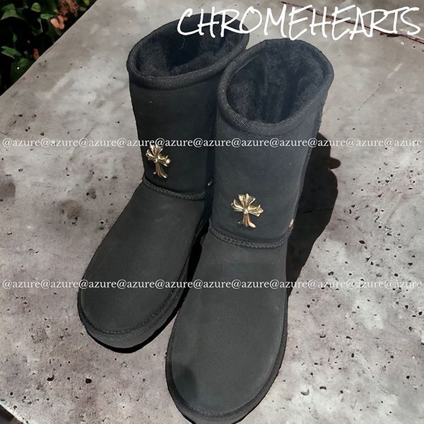 クロムハーツ ugg ムートンブーツ 偽物◇chクロス♪uggコラボ