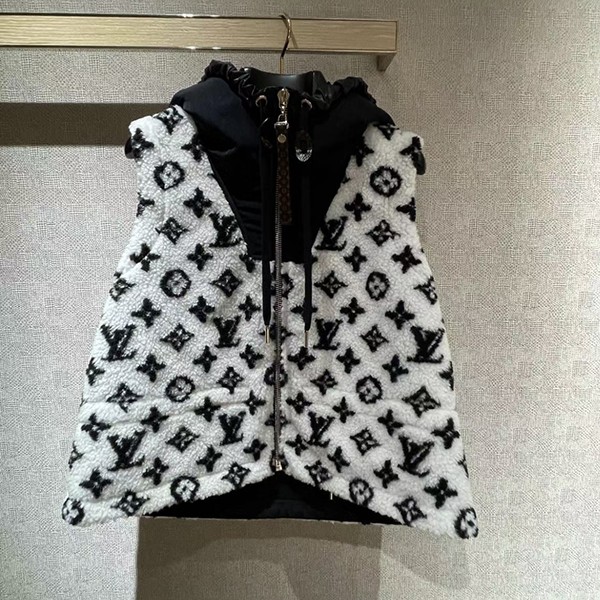 *オシャレ【Louis Vuitton】LV モノグラム テディ ペプラム ジレ 欲しい♡超限定♪ルイヴィトン 偽物 モノグラムテディペプラム
