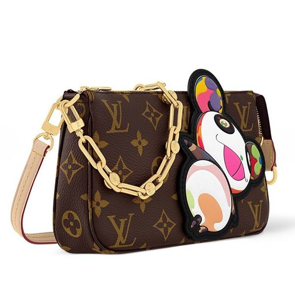国内発送【可愛い】Louis Vuitton村上隆miniポシェットAccessory 可愛いコラボ♡】ルイヴィトン 村上隆 ポシェット m13440