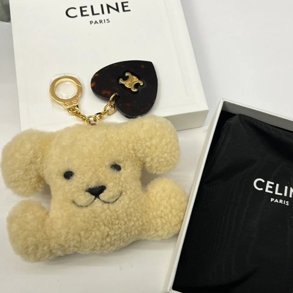 CELINE キーリング CELINE - セリーヌ CELINE キーホルダー シルバー チャーム