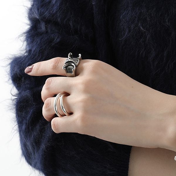楽天市場】セリーヌ CELINE リング 指輪 シルバー メンズ 461dr