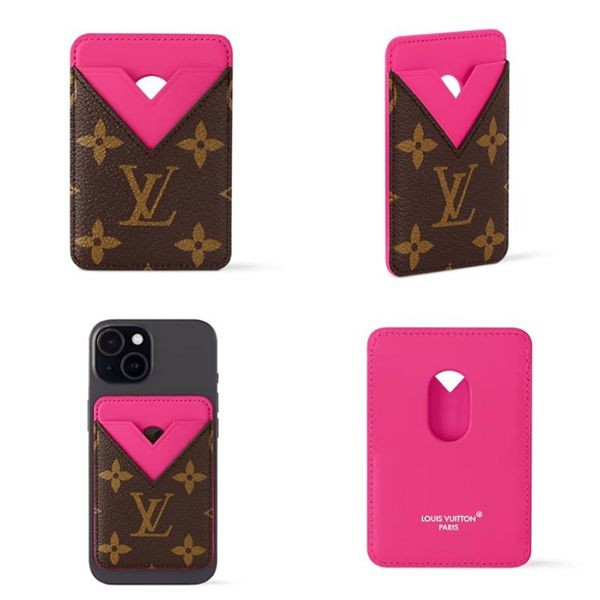 【お洒落に収納】ルイヴィトン カードケース スマホ マグネット スマホ1つで生活できる時代LouisVuittonマグネットカードケース