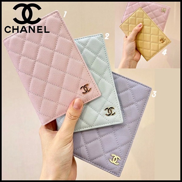 【パステルカラー♪】CHANEL | パスポートケース パステルカラー◎】CHANELシャネル パスポートケース