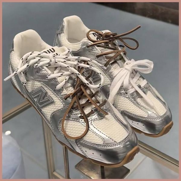 MIUMIU レザースニーカー 厚底スニーカー 35.5 （2月27日発売