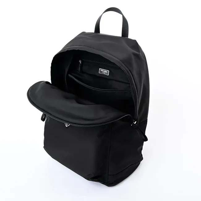 PRADA 三角 ロゴ付き バックパック リュックサック 2VZ034 VIPセールプラダ 三角 ロゴ付き バックパック リュックサック