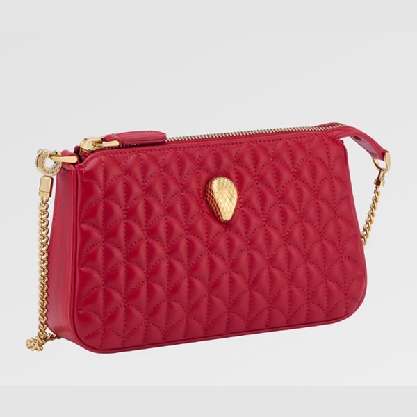★BVLGARI★ ブルガリ セルペンティ シュガーローフ クラッチ セルペンティ シュガーローフ クラッチ Calf Leather 294761