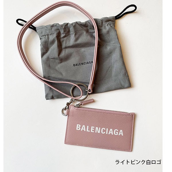 バレンシアガ ネックストラップ付カードコインケース コピー