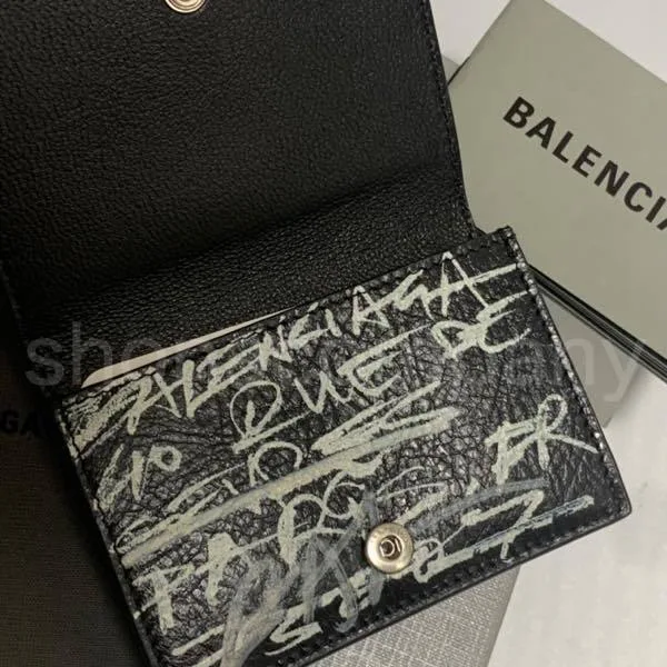 バレンシアガ◇グラフィティ 三つ折り財布 偽物 bl25423