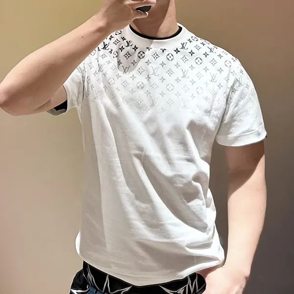 ルイヴィトン 偽物 コットン Tシャツ 1AFBB2