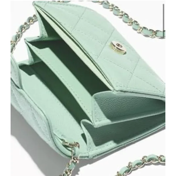 【パステルミント♡】CHANEL チェーンウォレット いそみ様専用 CHANEL チェーンウォレット