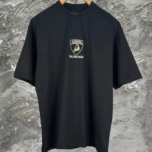 バレンシアガ tシャツ 注目デザイン！コラボ 【バレンシアガ ランボルギーニ】オーバーサイズ