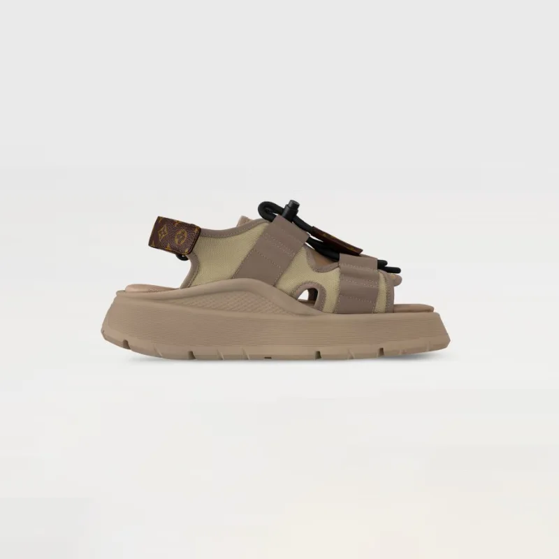 【厚底で履きやすさも◎】Louis Vuitton カメレオン サンダル 60591-1858-