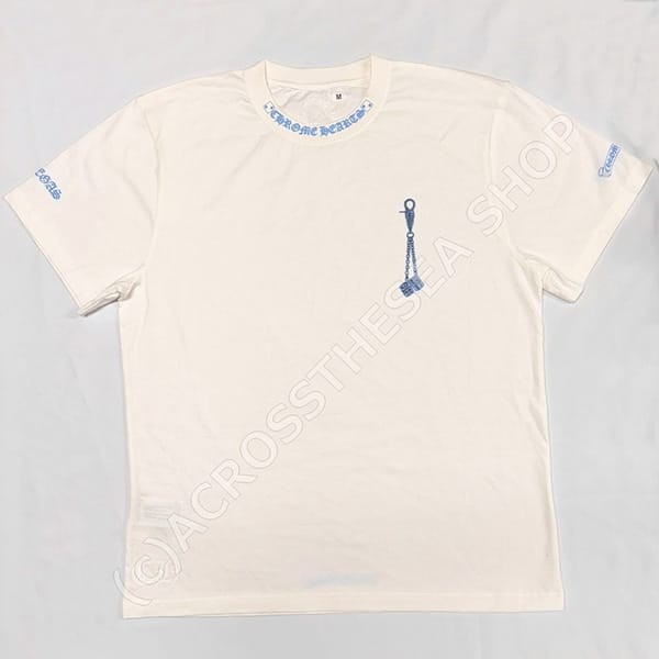 ★Chrome Hearts★ラスベガス ファウンテンブルー 限定 半袖 TEE ☆クロムハーツ N級品 ラスベガス ファウンテンブルー 限定 半袖