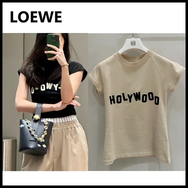 【直営店買付】ロエベ☆スモールフィット Tシャツ☆S359Y22X73 ロエベ スモールフィット Tシャツ 激安 コットン&レーヨン