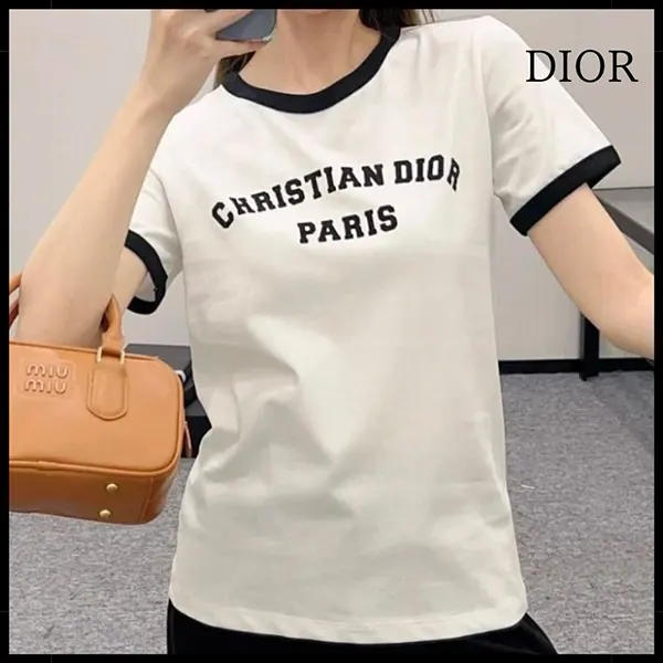 ディオール☆センターロゴ入りTシャツ 楽天市場】ディオール（Tシャツ・カットソー｜トップス