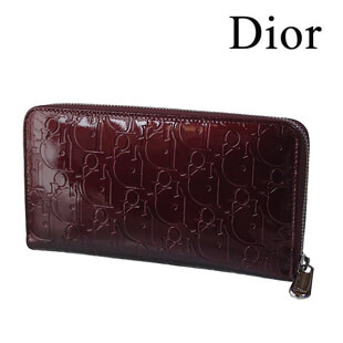 Christian Dior ワインレッド 長財布